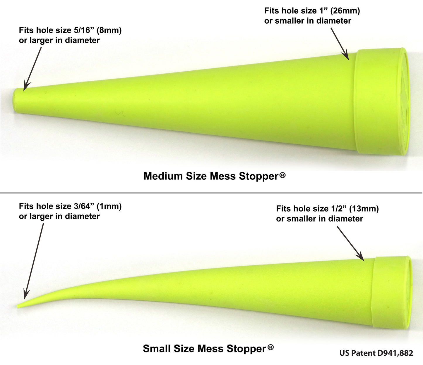 Mess Stopper®, 4 Medium, 12 Small Sizes, Round