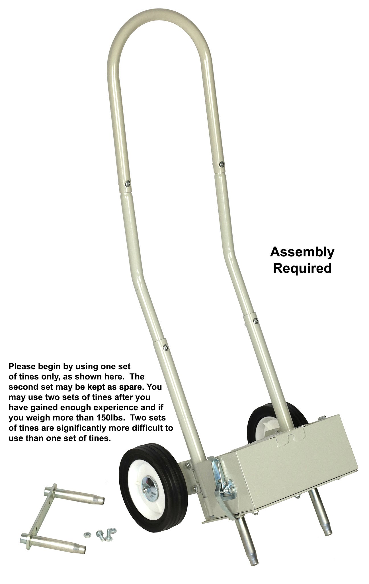 Step 'N Tilt Core Lawn Aerator Version 4 Kit (4.5 Inch Extra Long Coring Tines with Soil Core Container)