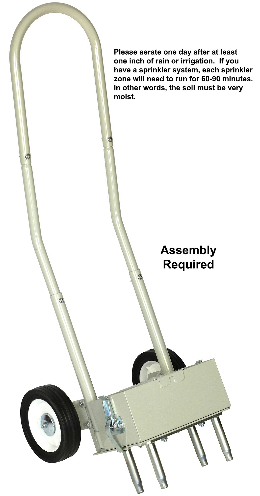 Step 'N Tilt Core Lawn Aerator Version 4 Kit (4.5 Inch Extra Long Coring Tines with Soil Core Container)