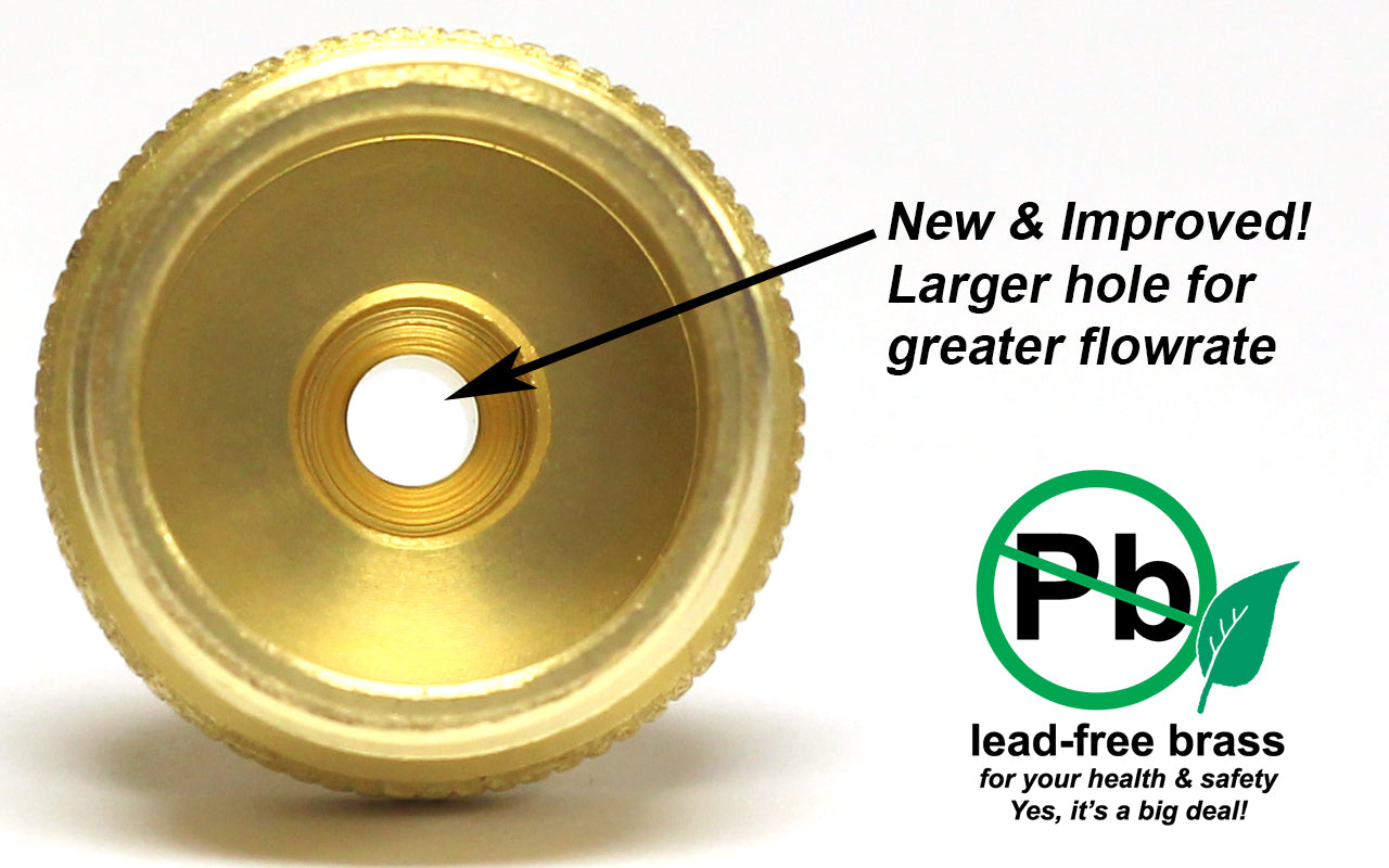 Winterize RV, Boat, Motorhome, Camper, and Travel Trailer: Air Compressor Quick-connect Plug To Male Garden Faucet Blow Out Adapter Fitting (Solid Lead-Free Brass)