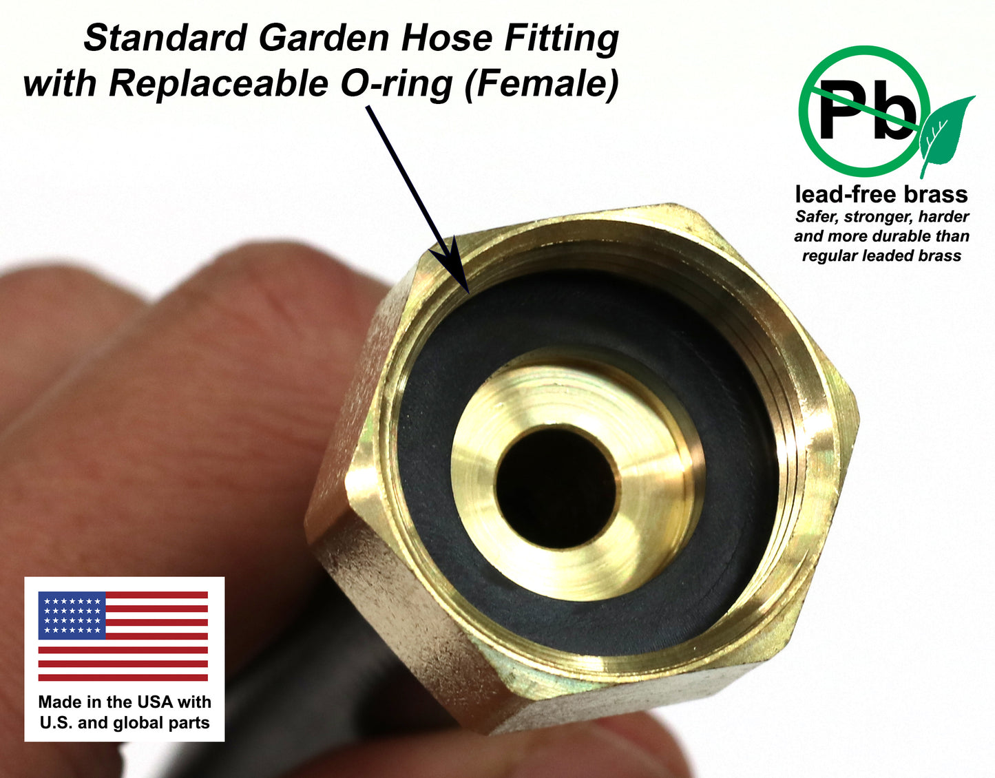 Winterize Sprinkler Systems and Outdoor Faucets: Air Compressor Quick-Connect Plug To Female Garden Hose Faucet Blow Out Adapter with Shut Off Valve (Lead-Free Brass), Industrial Plug