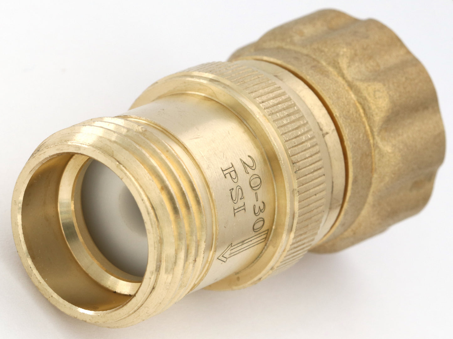 Lead-Free Brass 25 psi Pressure Regulator 3/4 inch Hose Thread Drip Irrigation System, Pressure Reducer