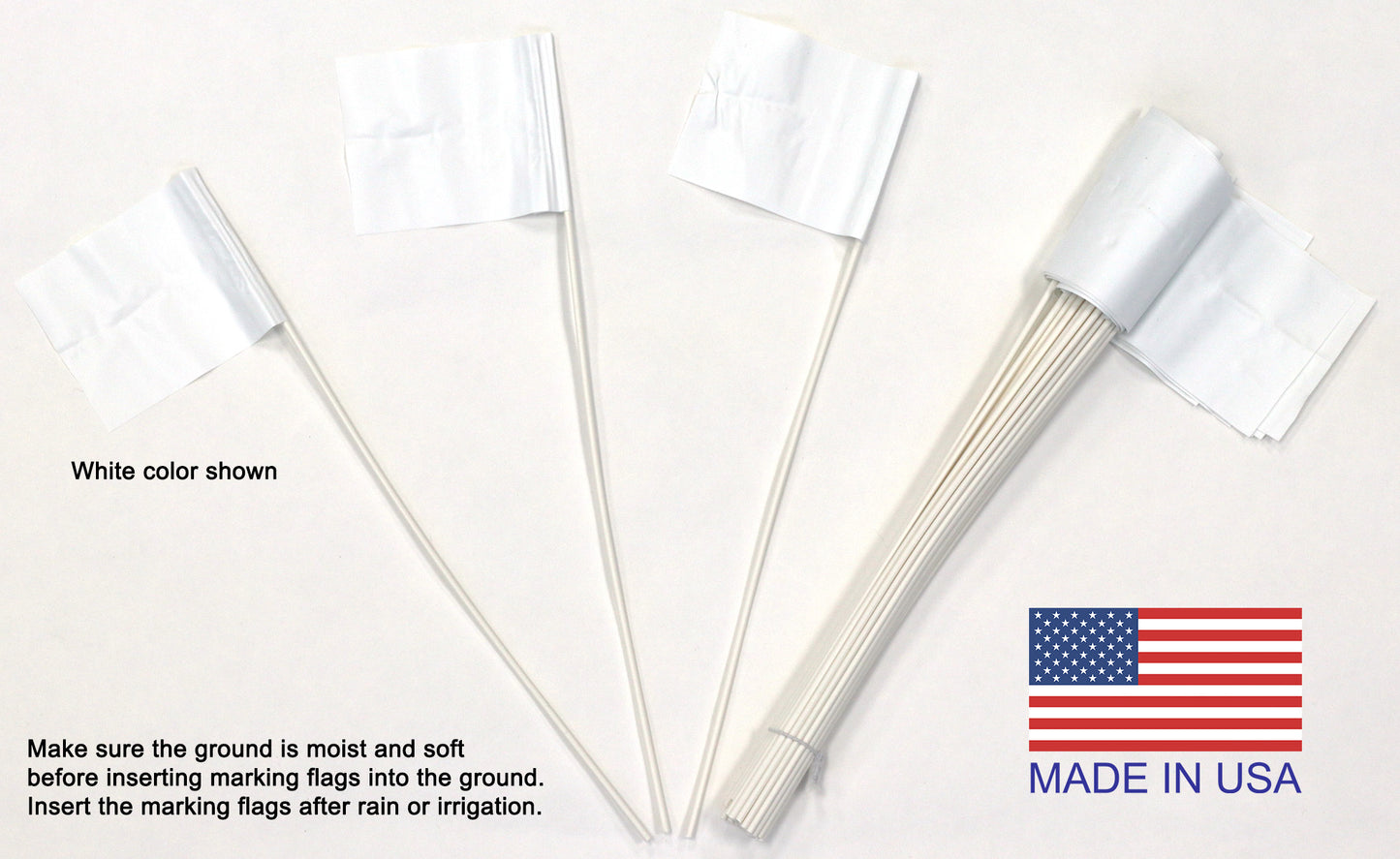 Stake Flags for Marking Sprinkler Heads and Other Objects