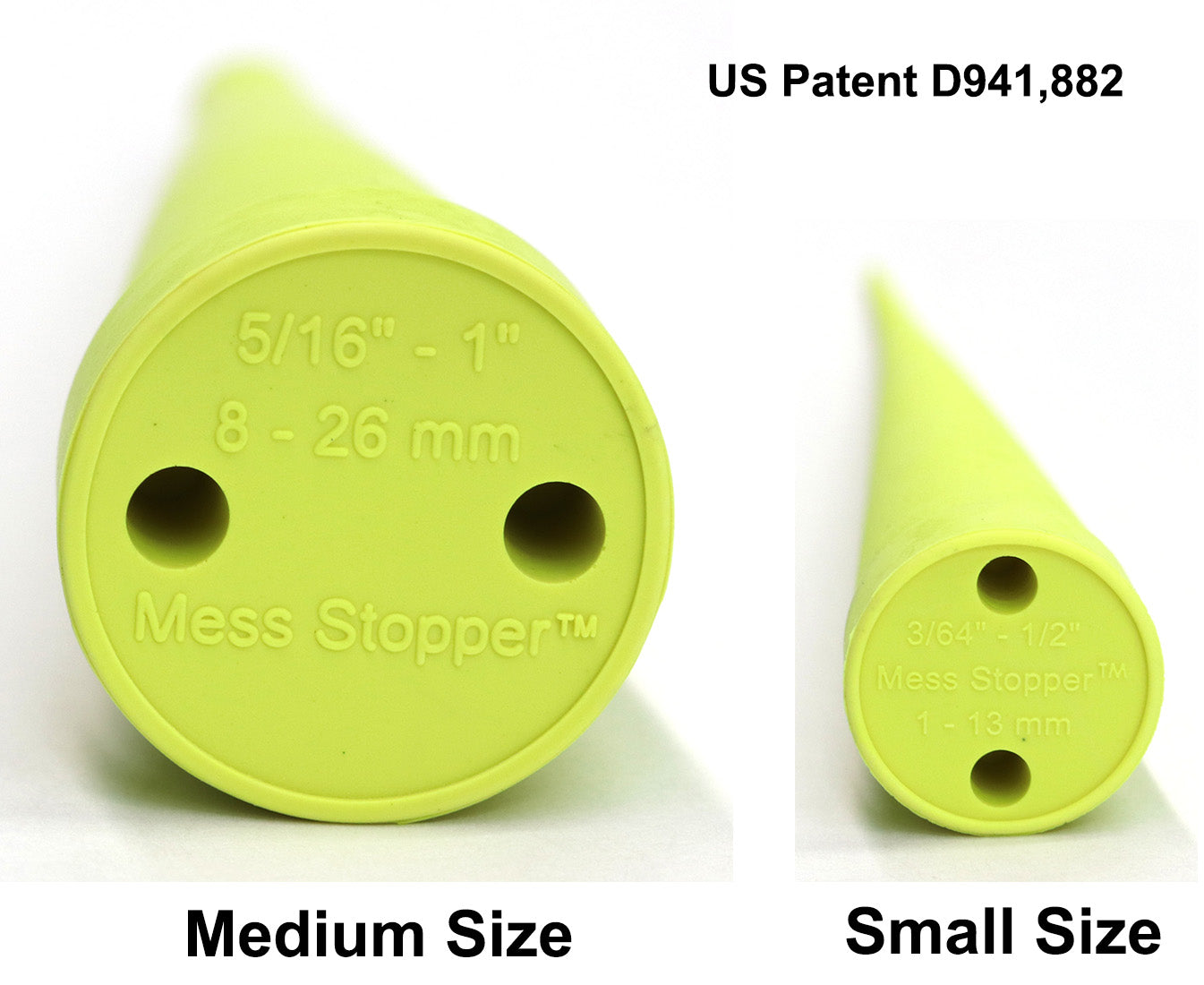 Mess Stopper®, 4 Medium, 4 Small Sizes, Round