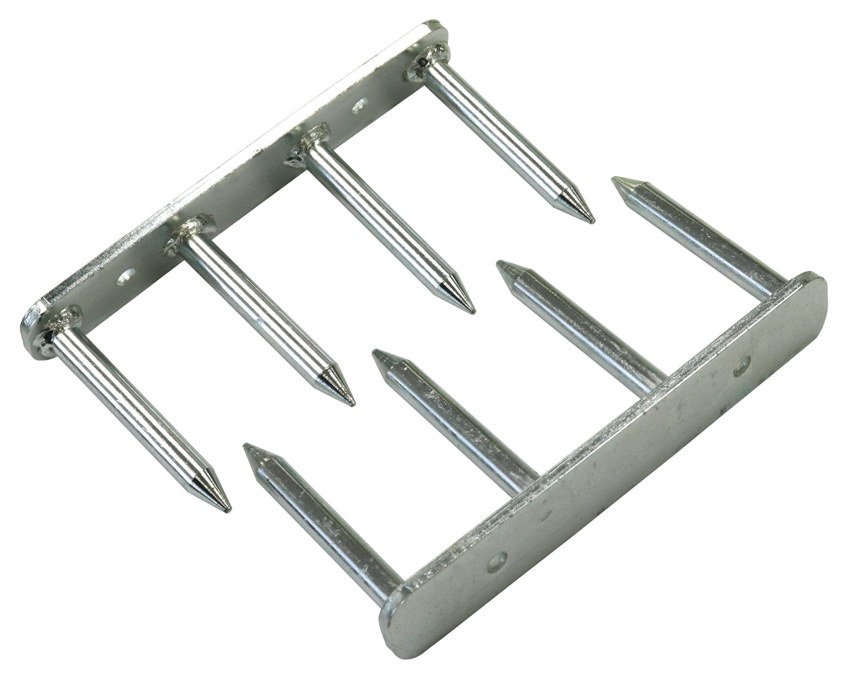 2 Inch Spikes Step 'N Tilt Spike Lawn Aerator Version 4 Kit (3.75 Inch Spike Tines W ...