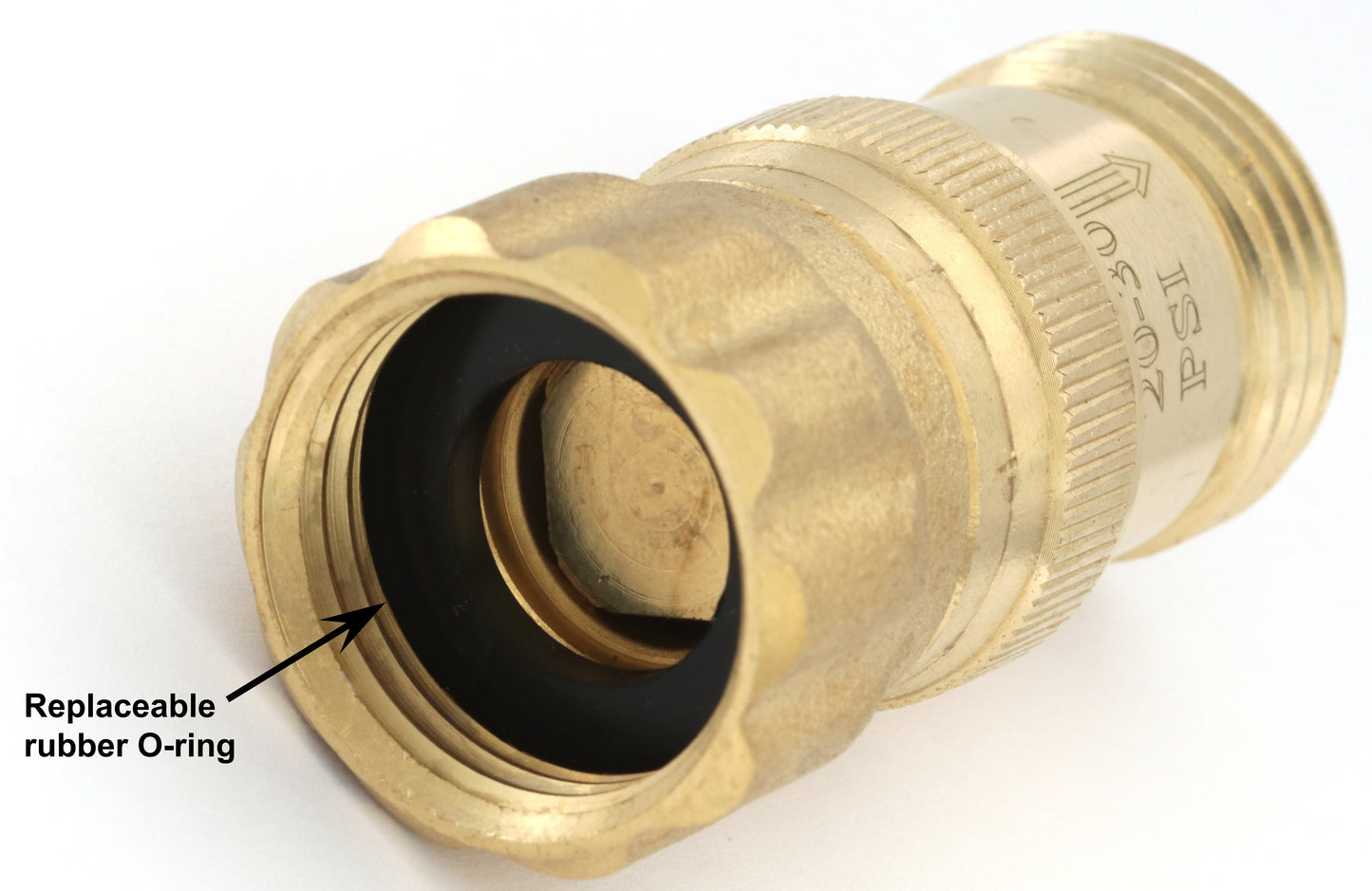 Lead-Free Brass 25 psi Pressure Regulator 3/4 inch Hose Thread Drip Irrigation System, Pressure Reducer