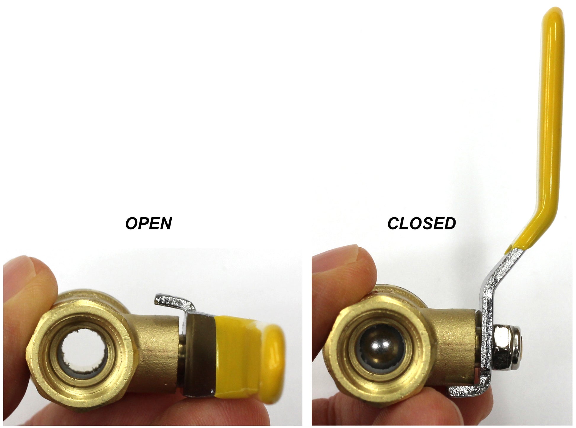 4PC Brass Ball Valve Shut Off Switch 1/4 Inch Male And 4PC Brass Ball Valve Shut Off Switch 1/4 Inch Male And